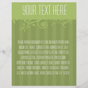 Grüner gestreifter, wirbeliger Flyer