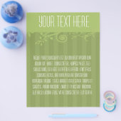 Grüner gestreifter, wirbeliger Flyer (Einzeln)