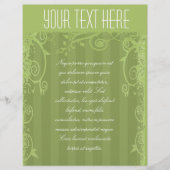 Grüner gestreifter, wirbeliger Flyer (Vorne)