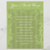 Grüner gestreifter, wirbeliger Flyer 2 (Hinten)