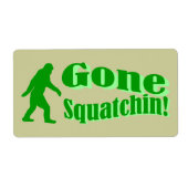 Grüner gezogener Squatchin-Slogan (Vorne)
