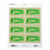 Grüner gezogener Squatchin-Slogan (Vorne)