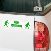 Grüner gezogener Squatchin-Slogan Autoaufkleber (Auf Lkw)