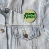 Grüner gezogener Squatchin-Slogan Button (Beispiel)