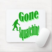 Grüner gezogener Squatchin-Slogan Mousepad (Mit Mouse)