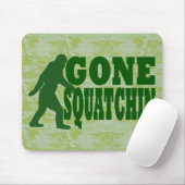 Grüner gezogener Squatchin-Slogan Mousepad (Mit Mouse)