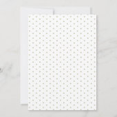 Grüner Gingham-Band-Rahmen Vintage  Einladung (Rückseite)