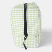 Grüner Gingham Hübscher Karo Kosmetik Schön Waschbeutel (Rechts)