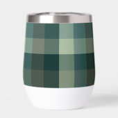Grüner Gingham-Karo-Karo-Design (Rückseite)