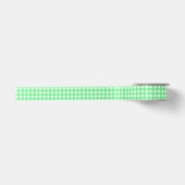 Grüner Gingham Satinband (Vorderseite)