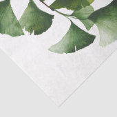 Grüner Ginkgo Biloba - Seidenpapier (Detail)