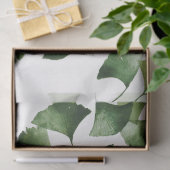 Grüner Ginkgo Biloba - Seidenpapier (Geschenk)