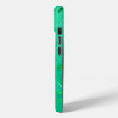 Grüner Glitter Case-Mate iPhone Hülle (Rückseite / Links)