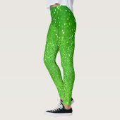 Grüner Glitter Leggings (Links)
