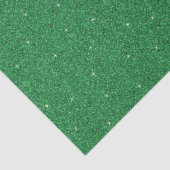 Grüner Glitter Seidenpapier (Detail)