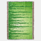Grüner Glitter-Tropfenhintergrund mit Funkeln Decke (Vorderseite Vertikal)