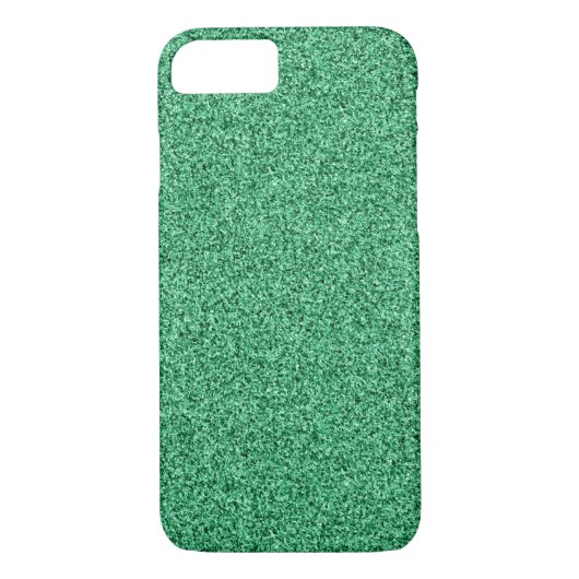 Grüner Glitzer Case-Mate iPhone Hülle (Rückseite)