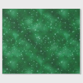 Grüner Glitzer Geschenkpapier (Flach)
