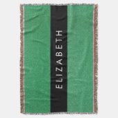 Grüner Glitzer, Hintergrund des Glitzer, Ihr Name Decke (Vorderseite Vertikal)