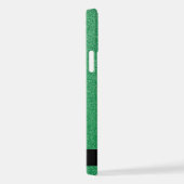 Grüner Glitzer, Hintergrund des Glitzer, Ihr Name iPhone Hülle (Rechte Seite)