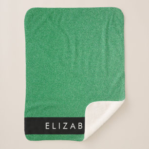Grüner Glitzer, Hintergrund des Glitzer, Ihr Name Sherpadecke