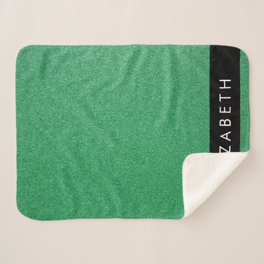 Grüner Glitzer, Hintergrund des Glitzer, Ihr Name Sherpadecke (Vorderseite (Horizontal))