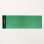 Grüner Glitzer, Hintergrund des Glitzer, Ihr Name Yogamatte (Vorderseite (Horizontal))