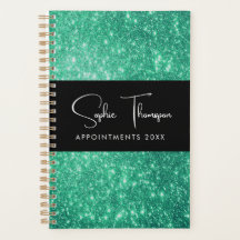 Grüner Glitzer im neuen Jahr