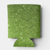 Grüner Glitzer kann kühler werden Dosenkühler (Rückseite)