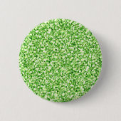 Grüner Glitzer-Knopf Button (Vorderseite)