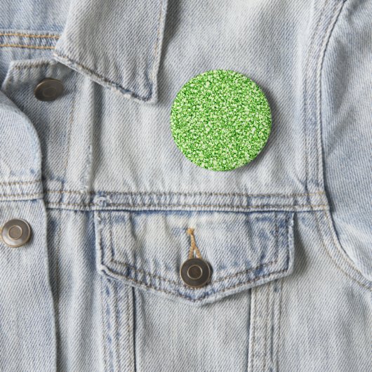 Grüner Glitzer-Knopf Button (Beispiel)