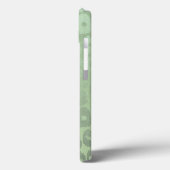 Grüner Glitzer Leopard Textur Case-Mate iPhone Hülle (Rückseite / Links)