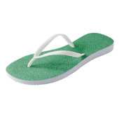 Grüner Glitzer, Sparkle, Hintergrund des Glitzer Badesandalen (Schrägansicht)