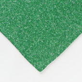 Grüner Glitzer, Sparkle, Hintergrund des Glitzer Fleecedecke (Ecke)
