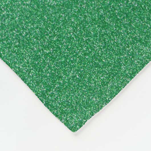 Grüner Glitzer, Sparkle, Hintergrund des Glitzer Fleecedecke (Ecke)