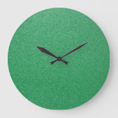 Grüner Glitzer, Sparkle, Hintergrund des Glitzer Große Wanduhr (Vorderseite)