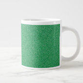 Grüner Glitzer, Sparkle, Hintergrund des Glitzer Jumbo-Tasse (Rechts)