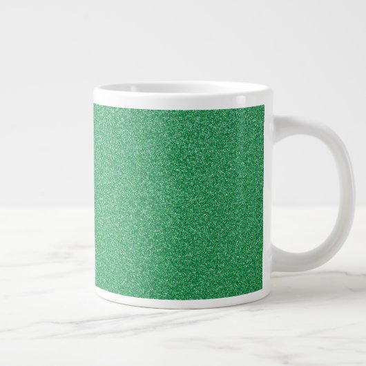 Grüner Glitzer, Sparkle, Hintergrund des Glitzer Jumbo-Tasse (Rechts)