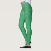 Grüner Glitzer, Sparkle, Hintergrund des Glitzer Leggings (Links)