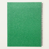Grüner Glitzer, Sparkle, Hintergrund des Glitzer Planer (Rückseite)