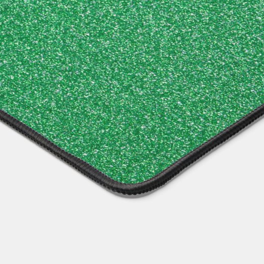 Grüner Glitzer, Sparkle, Hintergrund des Glitzer Schreibtischunterlage (Ecke)