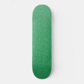 Grüner Glitzer, Sparkle, Hintergrund des Glitzer Skateboard (Vorderseite)