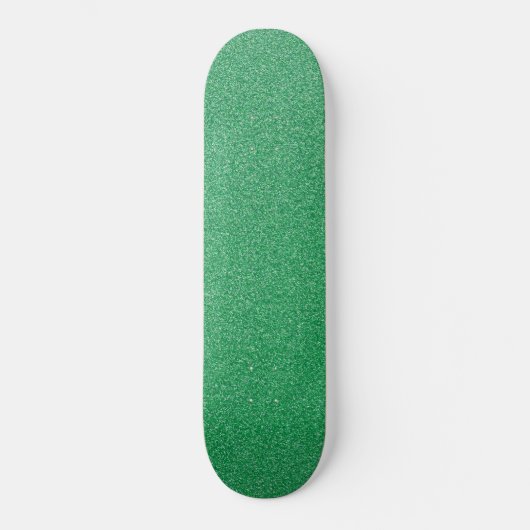 Grüner Glitzer, Sparkle, Hintergrund des Glitzer Skateboard (Vorderseite)