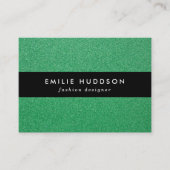 Grüner Glitzer, Sparkle, Hintergrund des Glitzer Visitenkarte (Vorderseite)