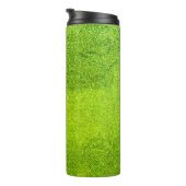 Grüner Glitzer Thermosbecher (Nach rechts gedreht)