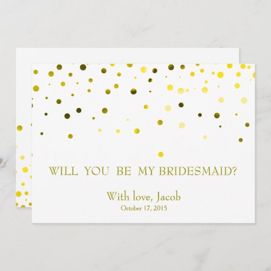 Grüner Glitzer wird meine Einladung sein (Vorne/Hinten)