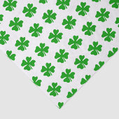 Grüner Glückskleeblatt-St.-Patricks-Day-Tissue-Pap Seidenpapier (Ausschnitt)