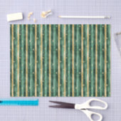Grüner Goldener Shamrock St. Patrick's Day Seidenpapier (Handwerk)