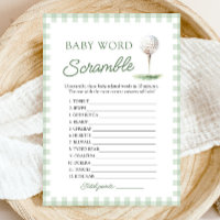 Grüner Golf Neue Club-Babys Wortverdrehspiel