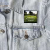Grüner Golfplatz an der Dämmerung Button (Beispiel)